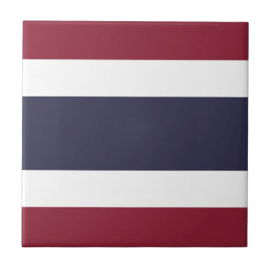 Thailändische Flagge Fliese