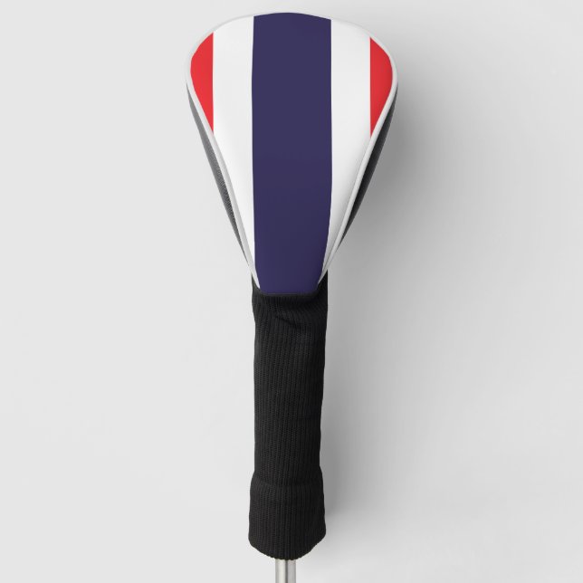 Thailändische Flagge Golf Headcover (Vorderseite)