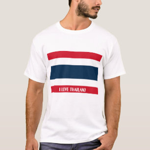 Thailändische Flagge, i-LIEBE THAILAND T-Shirt