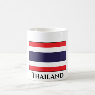 Thailändische Flagge Kaffeetasse