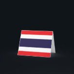 Thailändische Flagge Karte<br><div class="desc">Anpassbare World Flag Produkte - Fühlen Sie sich frei,  Ihren eigenen Text hinzuzufügen.</div>