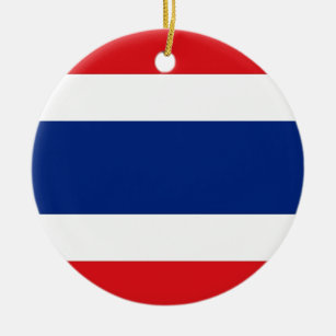 Thailändische Flagge Keramikornament