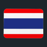 Thailändische Flagge Magnet<br><div class="desc">Flagge Thailands</div>