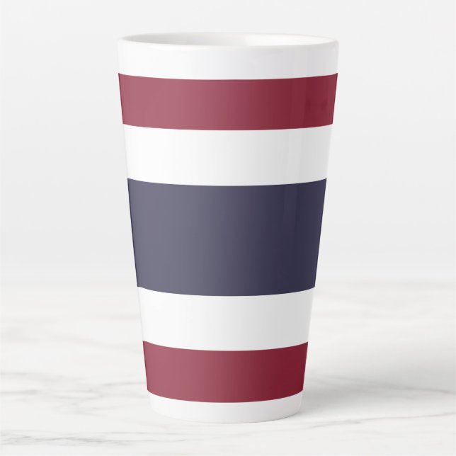 Thailändische Flagge Milchtasse (Vorderseite)