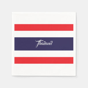 Thailändische Flagge Napkins Serviette