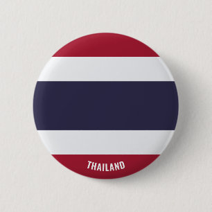 Thailändische Flagge Niedlich Patriotisch Button