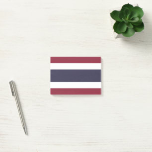 Thailändische Flagge Post-it Klebezettel