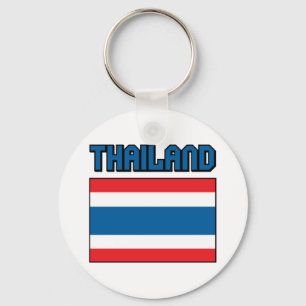Thailändische Flagge Schlüsselanhänger