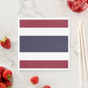 Thailändische Flagge Serviette