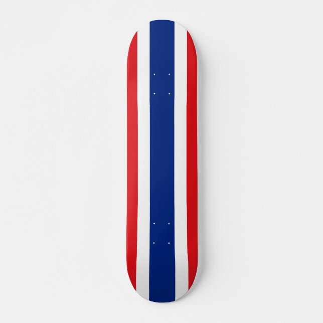 Thailändische Flagge Skateboard (Vorne)