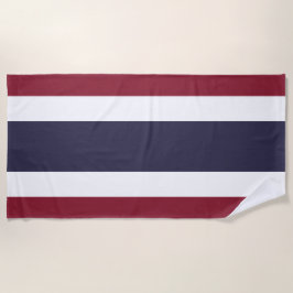 Thailändische Flagge Strandtuch