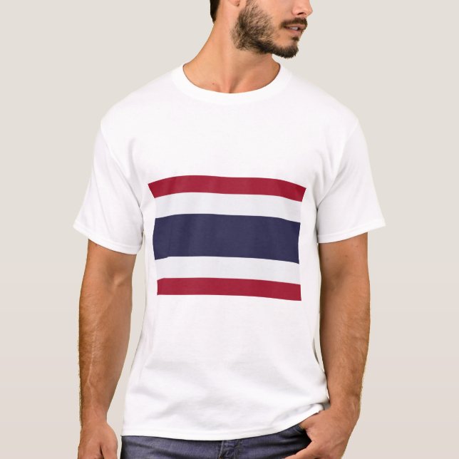 Thailändische Flagge T-Shirt (Vorderseite)