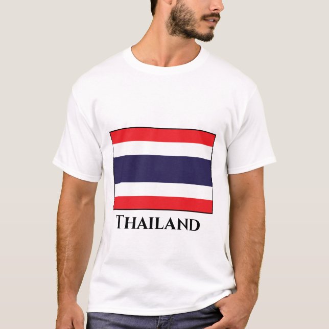 Thailändische Flagge T-Shirt (Vorderseite)