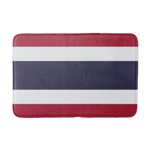 Thailändische Flagge (Thailand) Badematte