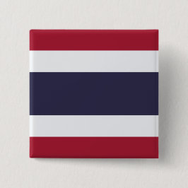 Thailändische Flagge (Thailand) Button