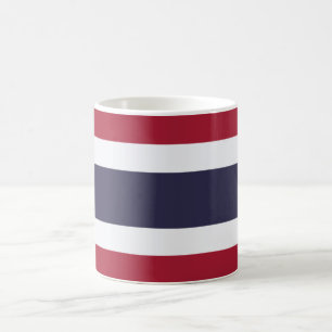 Thailändische Flagge (Thailand) Kaffeetasse