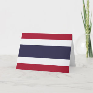 Thailändische Flagge (Thailand) Karte