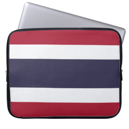 Thailändische Flagge (Thailand) Laptopschutzhülle