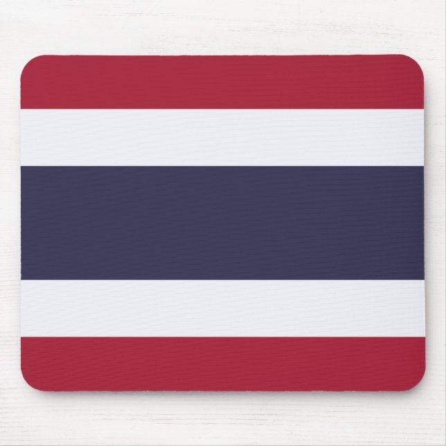 Thailändische Flagge (Thailand) Mousepad (Vorne)