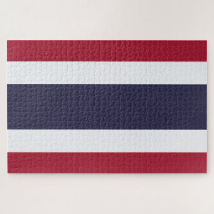 Thailändische Flagge (Thailand) Puzzle
