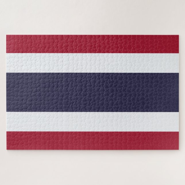 Thailändische Flagge (Thailand) Puzzle (Horizontal)