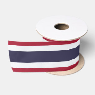 Thailändische Flagge (Thailand) Satinband