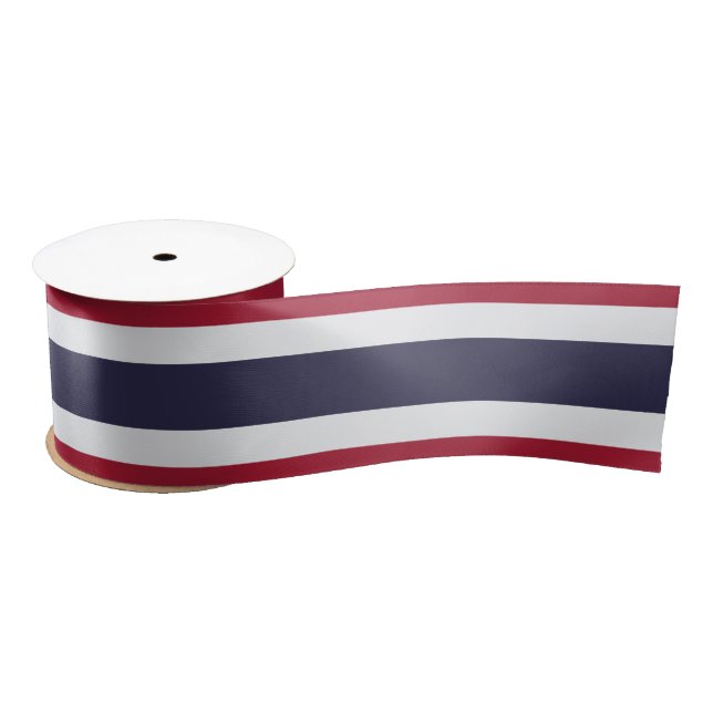 Thailändische Flagge (Thailand) Satinband (Spule)