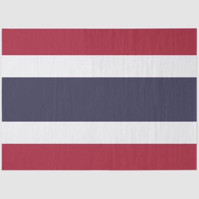 Thailändische Flagge (Thailand) Seidenpapier (Vorderseite)