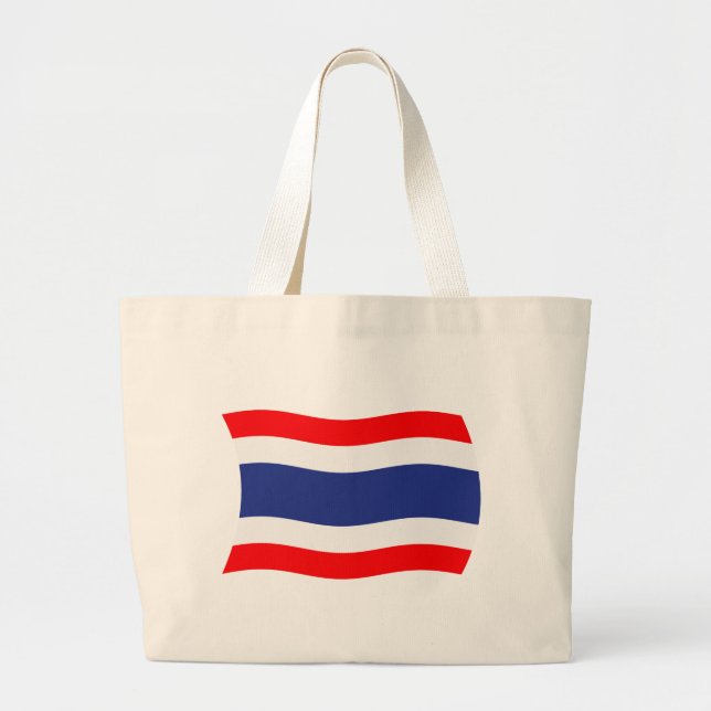 Thailändische Flagge Totbeutel Jumbo Stoffbeutel (Vorne)