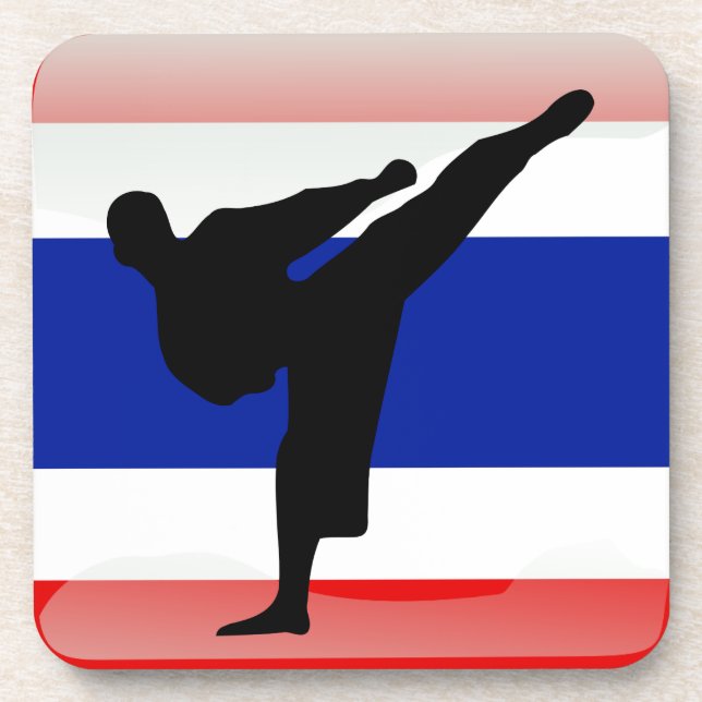 Thailändische Flagge Untersetzer (Vorderseite)