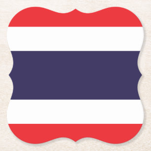 Thailändische Flagge Untersetzer