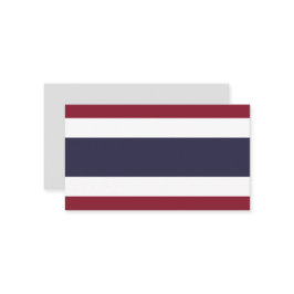 Thailändische Flagge Visitenkarte