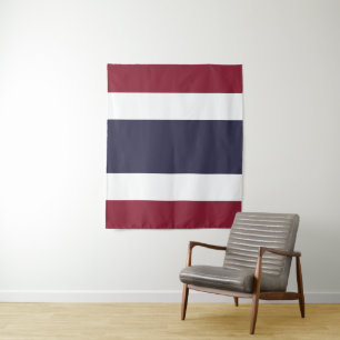 Thailändische Flagge Wandteppich