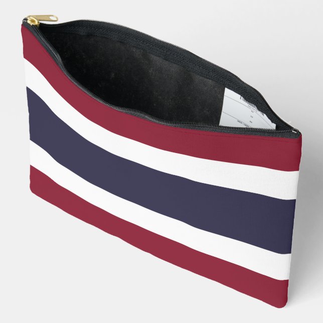Thailändische Flagge Zubehörtasche (Offen)