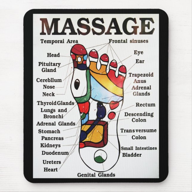 Thailändische Fuß-Massage ~ Mousepad (Vorne)