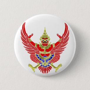 THAILÄNDISCHE GARUDA - KROOTH - SANSKRIT BUTTON