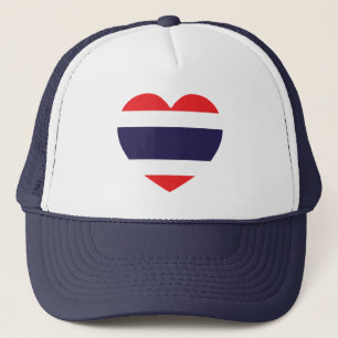 Thailändische Herzenflagge Truckerkappe