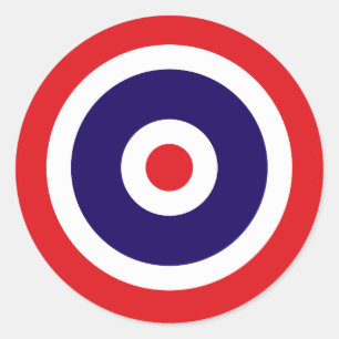 Thailändische Landesflaggenrunde Runder Aufkleber