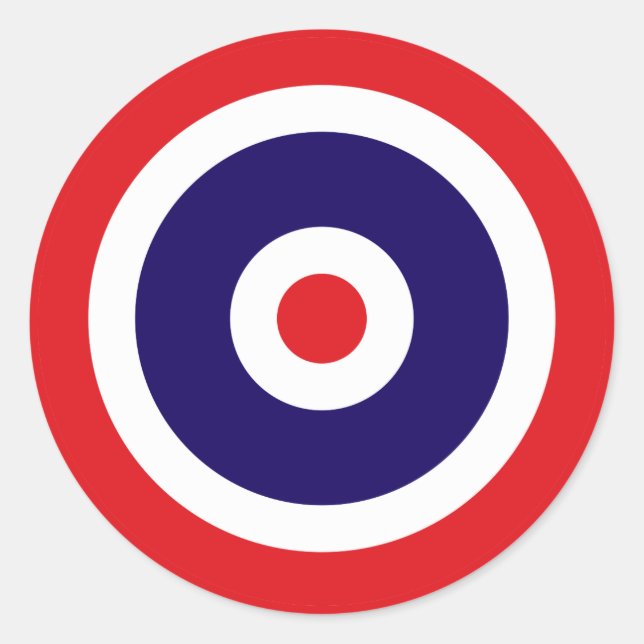 Thailändische Landesflaggenrunde Runder Aufkleber (Vorderseite)