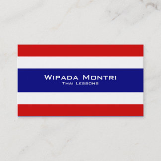 Thailändische Lektionen/siamesischer Lehrer Visitenkarte