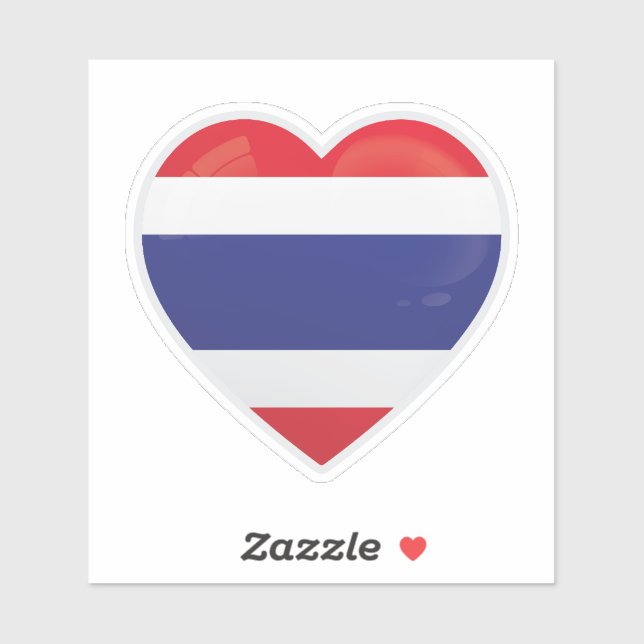 thailändische Liebe Icon Sticker (Blatt)