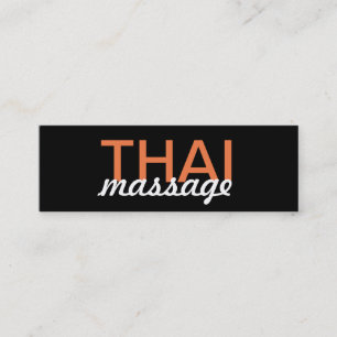 thailändische MassageLochkarte Treuekarte