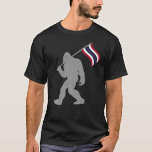 Thailändische oder thailändische Flagge auf thailä T-Shirt
