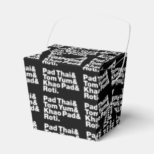 Thailändische Straßen-Nahrung Geschenkschachtel