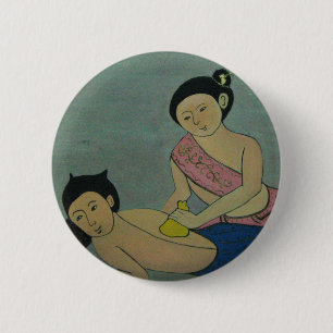 Thailändische traditionelle Massage Button