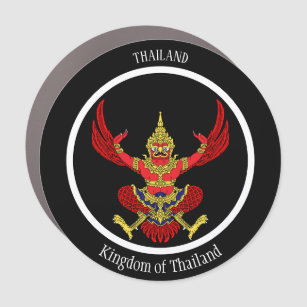 Thailändische Wappen Patriotisch Auto Magnet