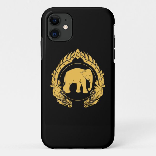 Thailändischer Elefant Case-Mate iPhone Hülle (Rückseite)