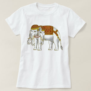 Thailändischer Erawan weißer Elefant T-Shirt