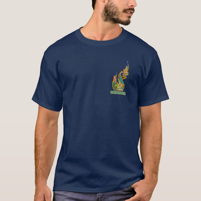 Thailändischer Naga-Tempel-Wächter T-Shirt (Vorderseite)