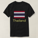 Thailändischer T - Shirt<br><div class="desc">Geschichte der Flagge des Königreichs Thailand: Die tribfarbige Flagge des Königreichs Thailand, durch den königlichen Abschluss Rama VI am 28. September 1917, demonstriert die großartige Schönheit und Kultur des Königreichs Thailand, und jede Farbe auf der Flagge zeigt dies deutlich. Das Weiße auf der Fahne repräsentiert die Reinheit des Buddha, das...</div>